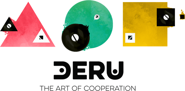 Логотип DERU - The Art of Cooperation