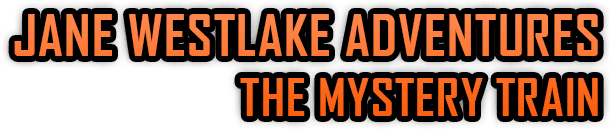 Логотип Jane Westlake Adventures - The Mystery Train