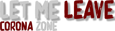 Логотип Let me leave corona zone