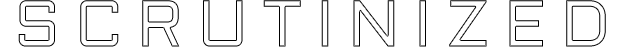 Логотип Scrutinized
