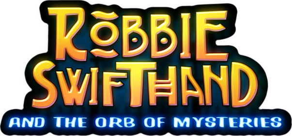 Логотип Robbie Swifthand and the Orb of Mysteries
