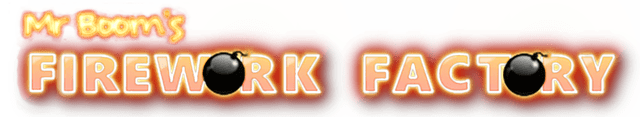 Логотип Mr Boom's Firework Factory