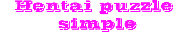 Логотип Hentai puzzle Simple