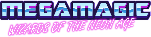 Логотип Megamagic: Wizards of the Neon Age