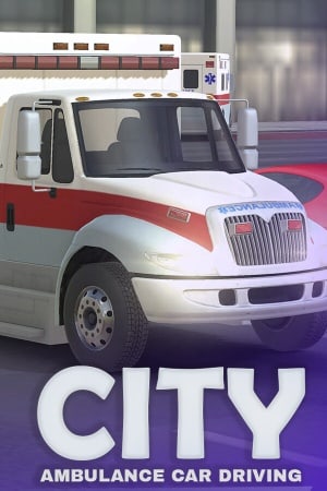 City Ambulance Car Driving