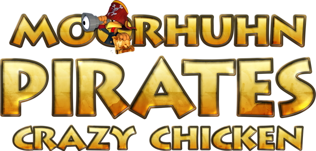 Логотип Moorhuhn Piraten - Crazy Chicken Pirates