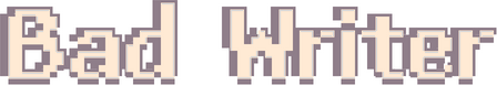 Логотип Bad Writer