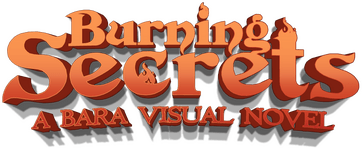 Логотип Burning Secrets - A Bara Visual Novel