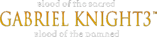 Логотип Gabriel Knight 3: Blood of the Sacred, Blood of the Damned