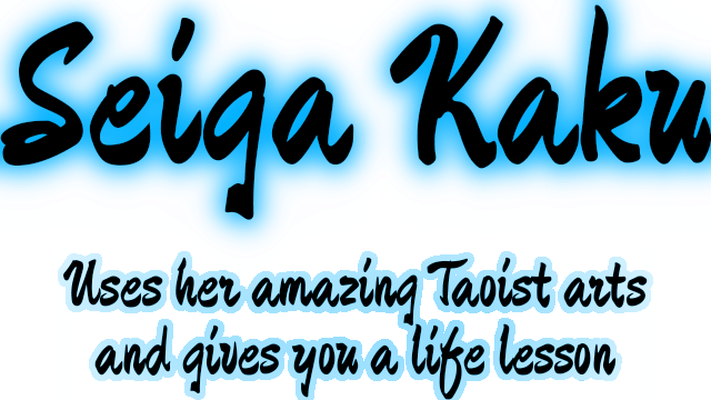 Логотип Seiga Kaku uses her amazing Taoist arts and gives you a life lesson