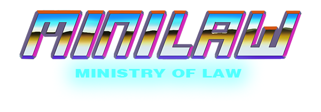 Логотип miniLAW: Ministry of Law