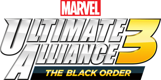Логотип MARVEL ULTIMATE ALLIANCE 3: The Black Order