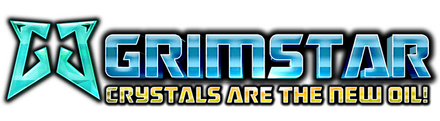 Логотип Grimstar: Crystals are the New Oil!