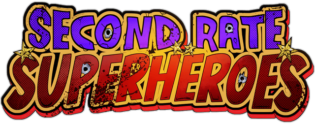 Логотип Second Rate Superheroes