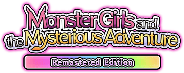 Логотип Monster Girls and the Mysterious Adventure Remastered Edition