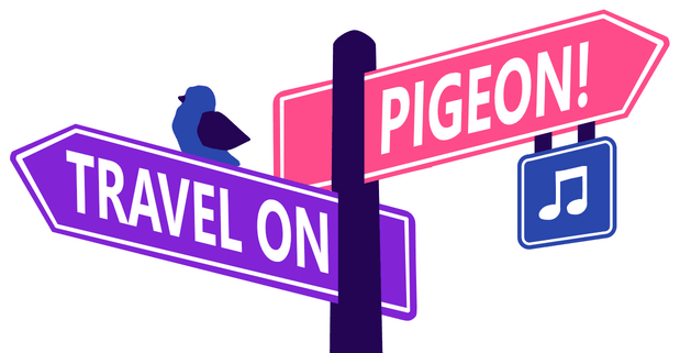 Логотип Travel On, Pigeon!