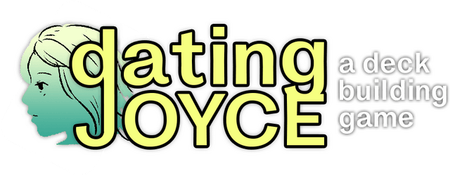 Логотип Dating Joyce: a Deckbuilding Game