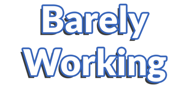 Логотип Barely Working
