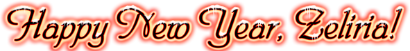 Логотип Happy New Year, Zeliria!