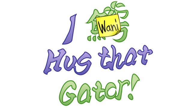 Логотип I Wani Hug that Gator!