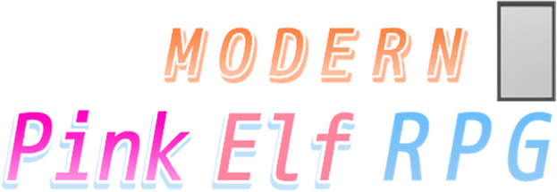Логотип Modern Pink Elf RPG