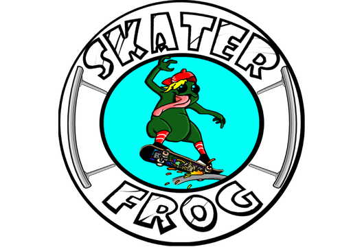 Логотип Skater Frog