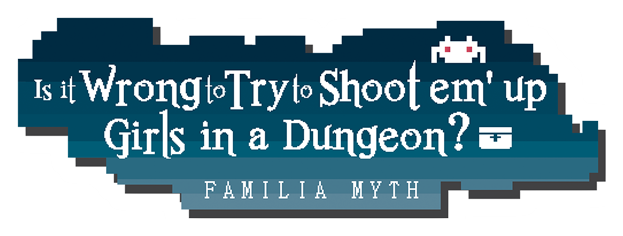Логотип Is It Wrong to Try to Shoot 'em Up Girls in a Dungeon?