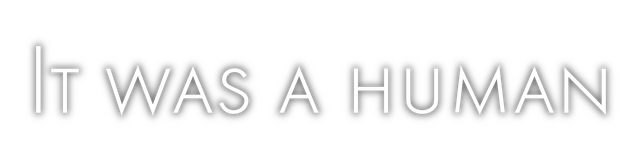 Логотип It was a human.