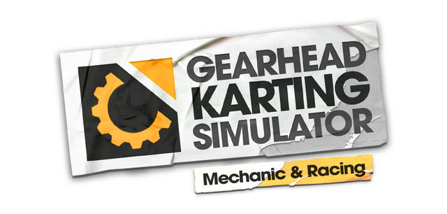 Логотип Gearhead Karting Simulator - Mechanic and Racing