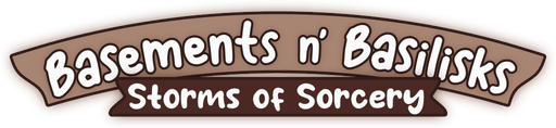 Логотип Basements n' Basilisks: Storms of Sorcery