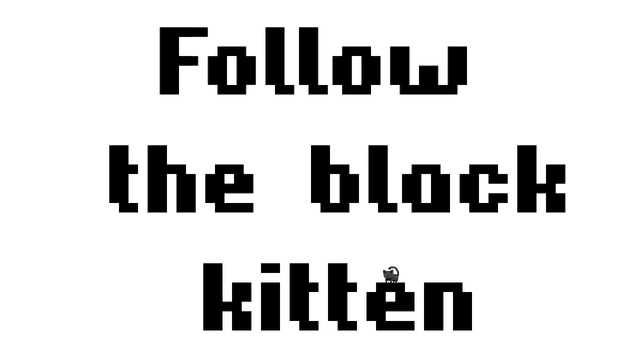 Логотип Follow the Black Kitten