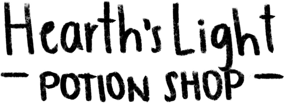 Логотип Hearth's Light Potion Shop