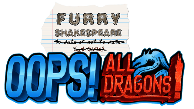 Логотип Furry Shakespeare: Oops! All Dragons!