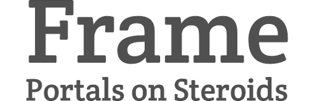 Логотип Frame - Portals on Steroids