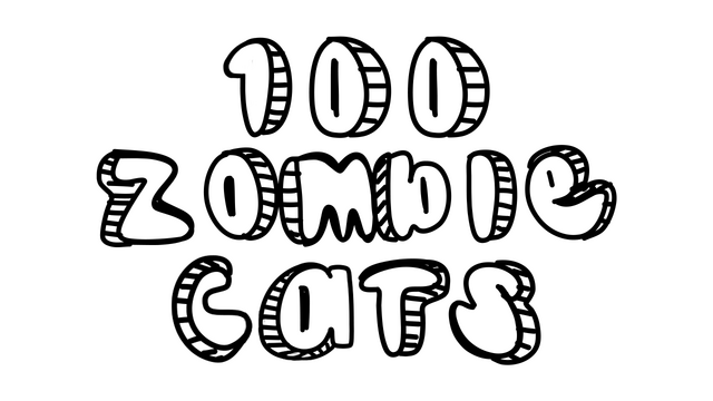 Логотип 100 Zombie Cats