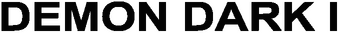 Логотип DEMON DARK I