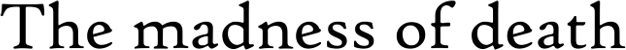 Логотип The madness of death