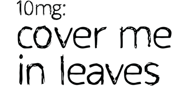Логотип 10mg: Cover Me In Leaves