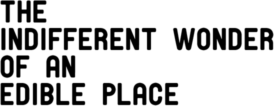 Логотип The Indifferent Wonder of an Edible Place