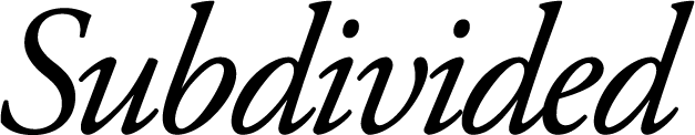 Логотип Subdivided