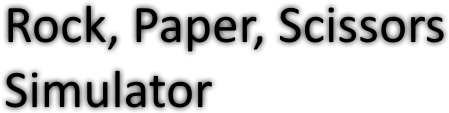 Логотип Rock, Paper, Scissors Simulator