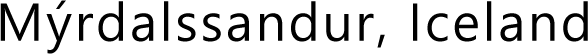 Логотип Myrdalssandur, Iceland