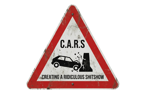 Логотип C.A.R.S. - Creating A Ridiculous Shitshow