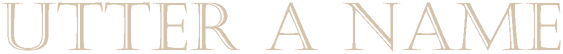 Логотип Utter a Name
