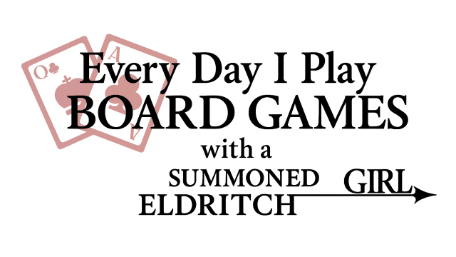 Логотип Everyday I Play Board Games with a Summoned Eldritch Girl