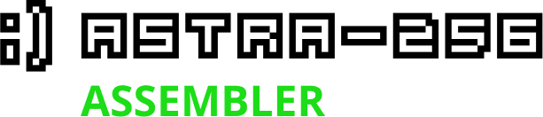 Логотип ASTRA-256 Assembler
