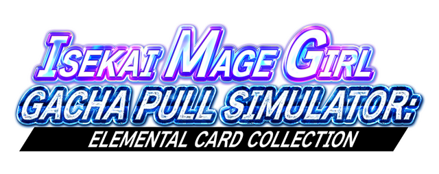 Логотип Isekai Mage Girl Gacha Pull Simulator: Elemental Card Collection