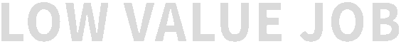 Логотип LOW VALUE JOB