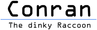 Логотип Conran - The dinky Raccoon