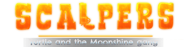 Логотип SCALPERS: Turtle and the Moonshine Gang